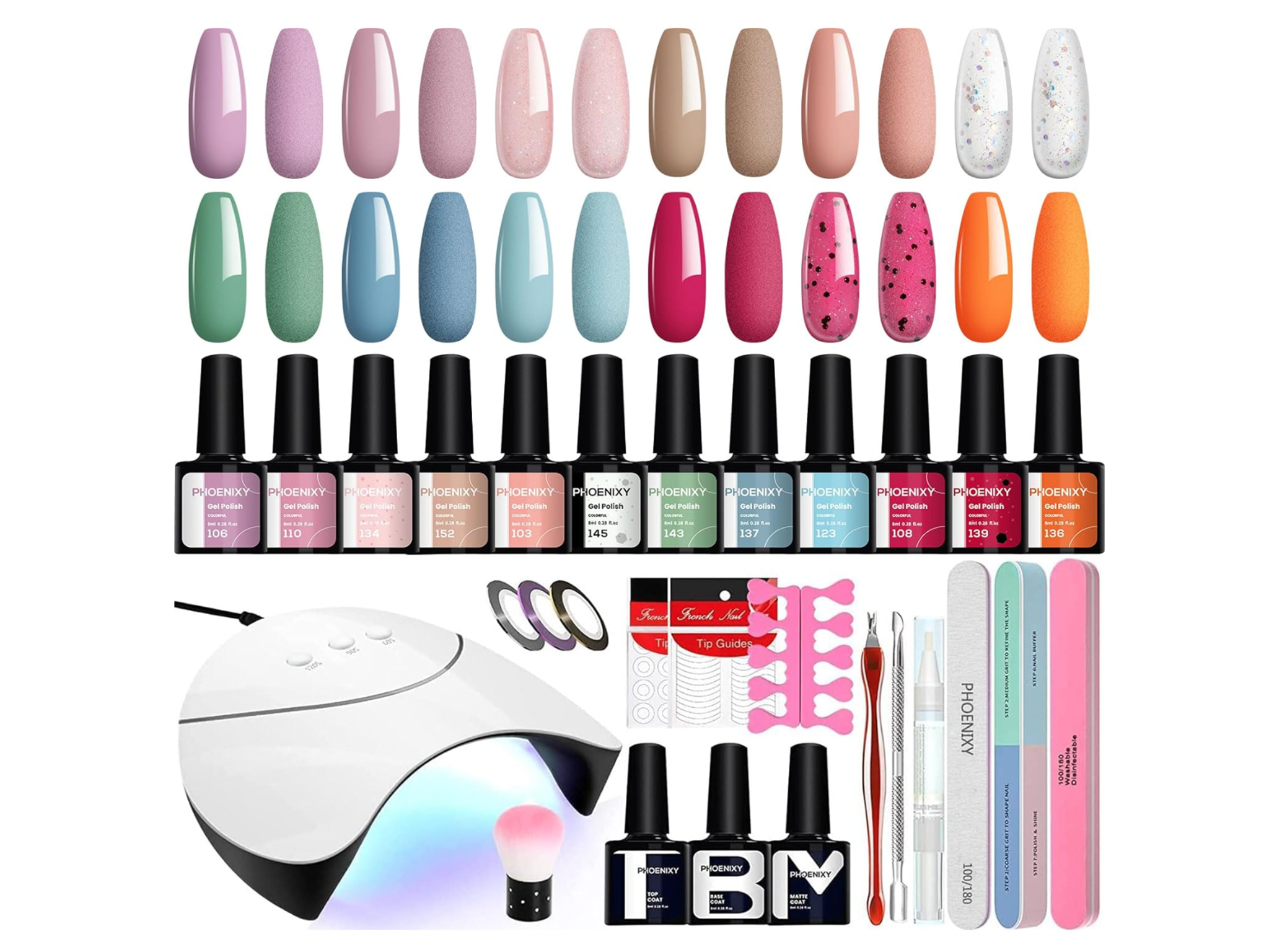 Phoenixy gel nail polish starter kit